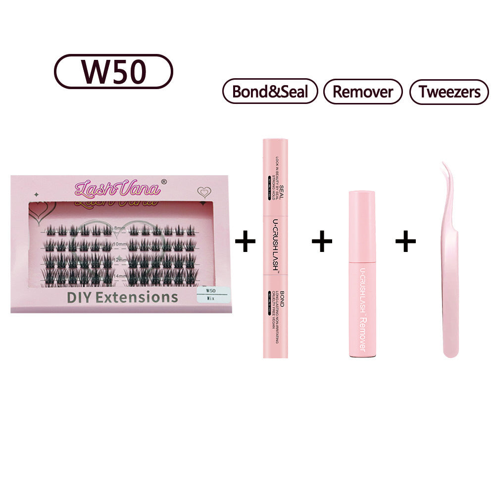 Set Of Thick Curly False Eyelashes