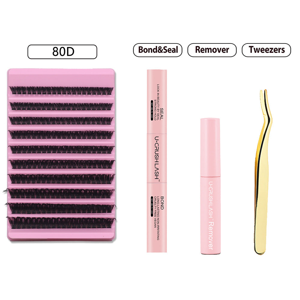 Set Of Thick Curly False Eyelashes