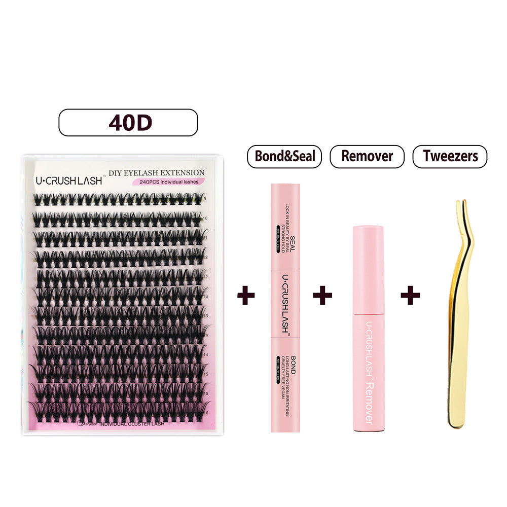 Set Of Thick Curly False Eyelashes