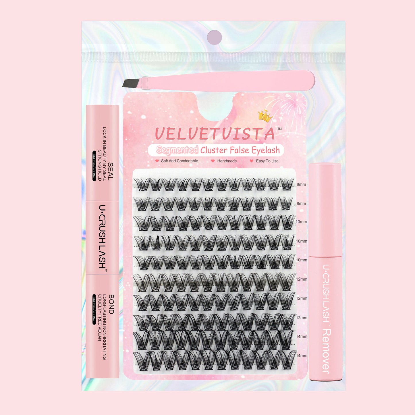 Set Of Thick Curly False Eyelashes