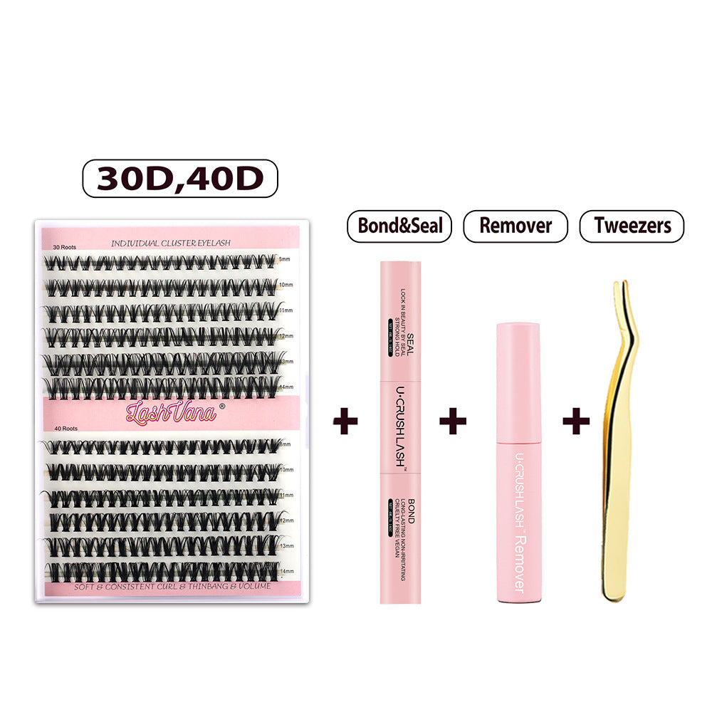 Set Of Thick Curly False Eyelashes